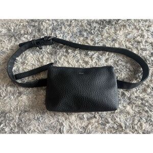 Co-lab Belt Bag Black Faux Leather